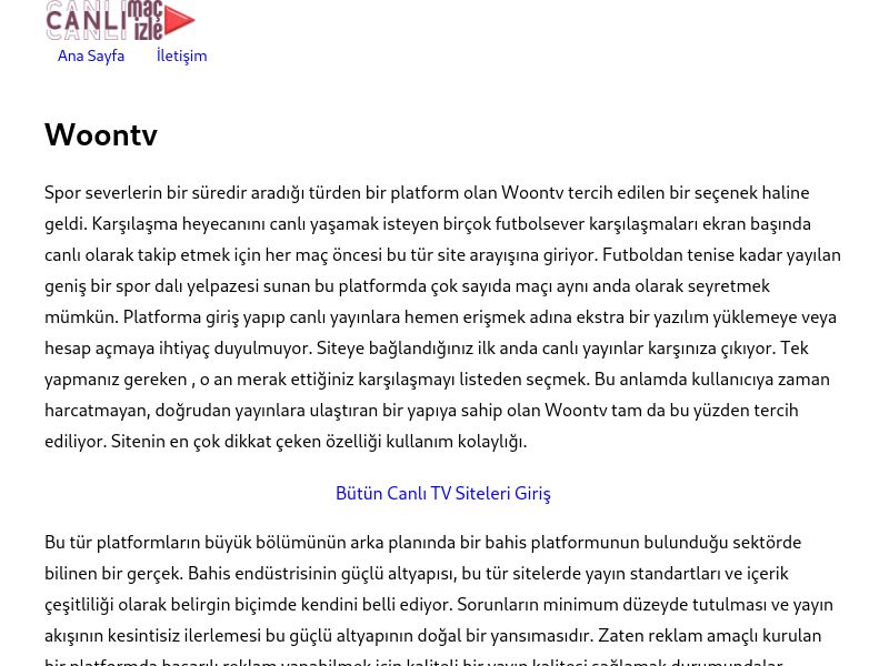 Woontv - Ekran Görüntüsü