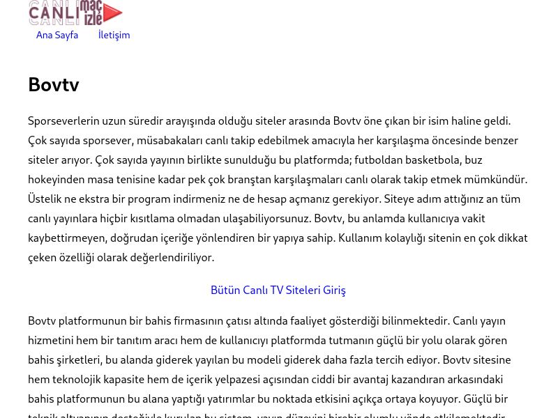 Bovtv Giriş Bilgileri - Ekran Görüntüsü