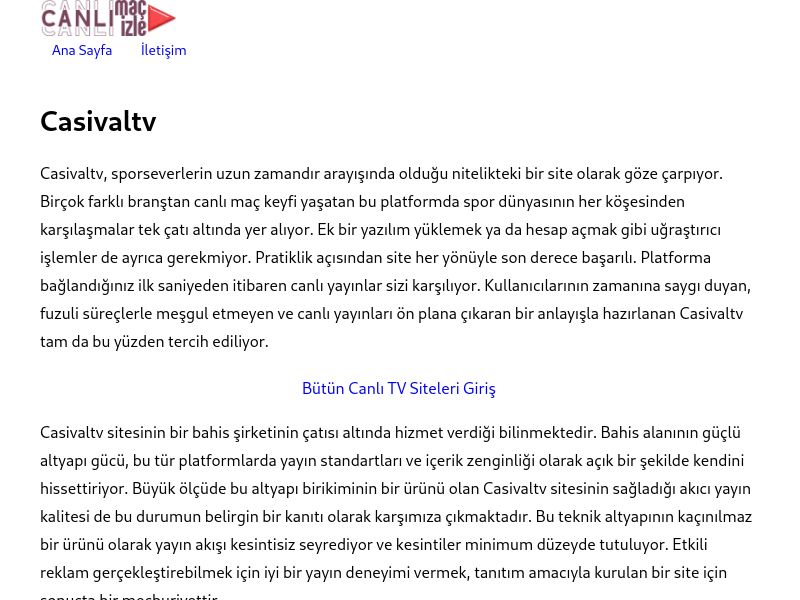 Casivaltv - Ekran Görüntüsü