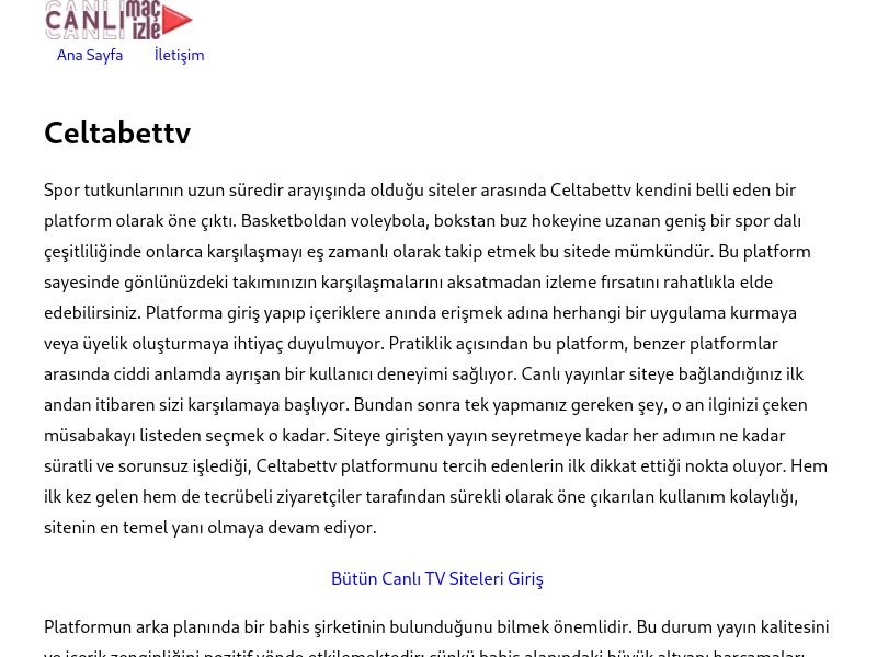 Celtabettv - Ekran Görüntüsü