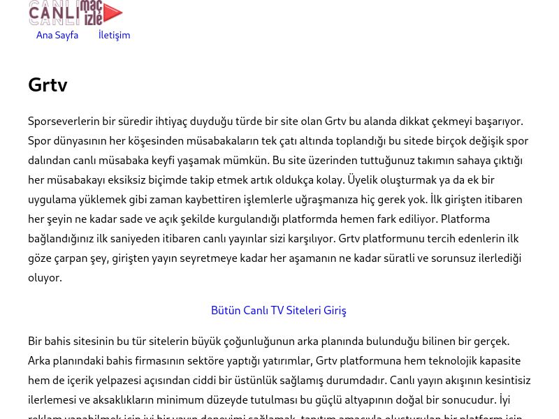 Grtv Giriş Adresi - Ekran Görüntüsü