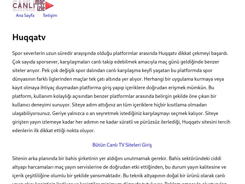 Huqqatv Güncel Giriş Adresi - Ekran Görüntüsü