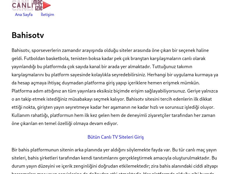 Bahisotv Güncel Giriş Adresi Linki - Ekran Görüntüsü