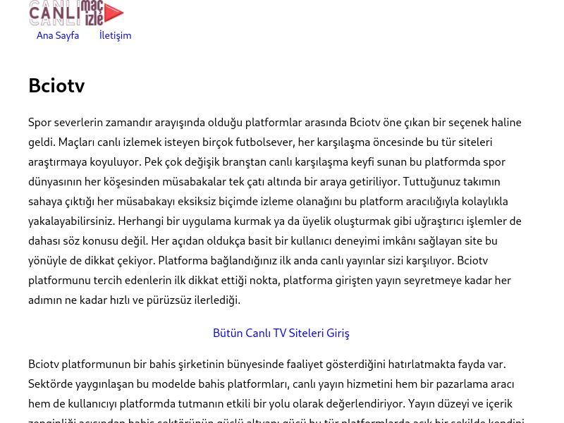 Bciotv - Ekran Görüntüsü