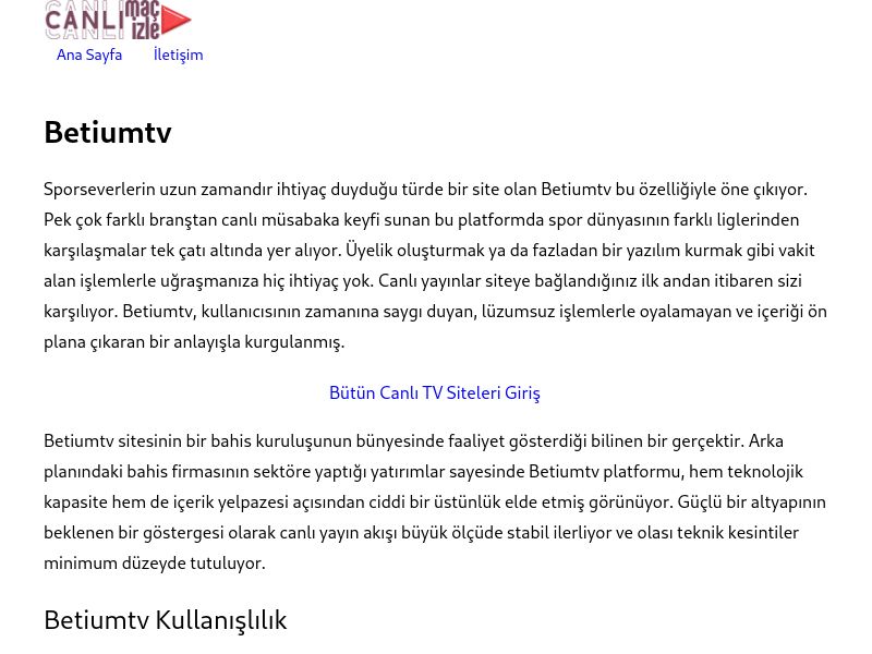 Betiumtv - Ekran Görüntüsü