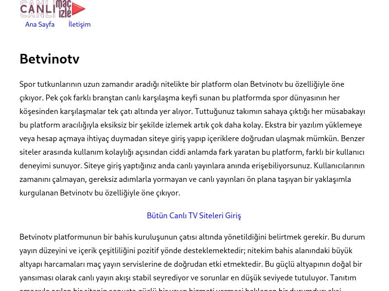 Betvinotv - Ekran Görüntüsü