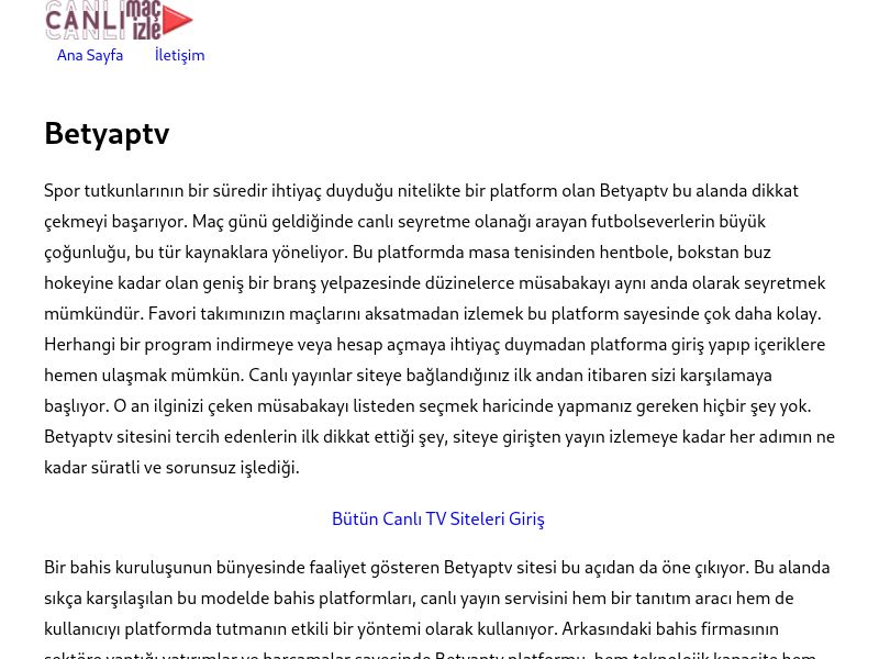 Betyaptv - Ekran Görüntüsü