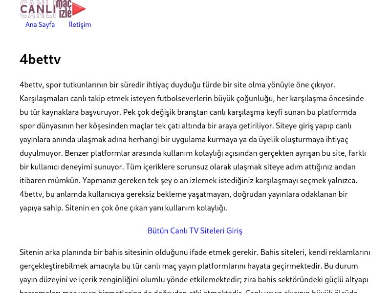 4bettv - Ekran Görüntüsü