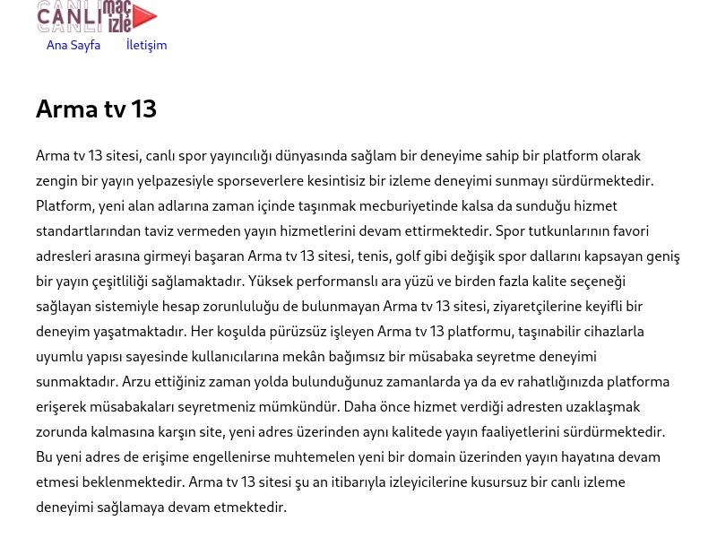Arma tv 13 - Ekran Görüntüsü