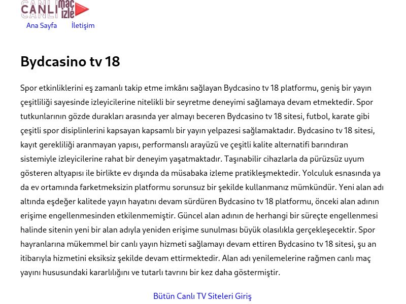 Bydcasino tv 18 Güncel Giriş - Ekran Görüntüsü