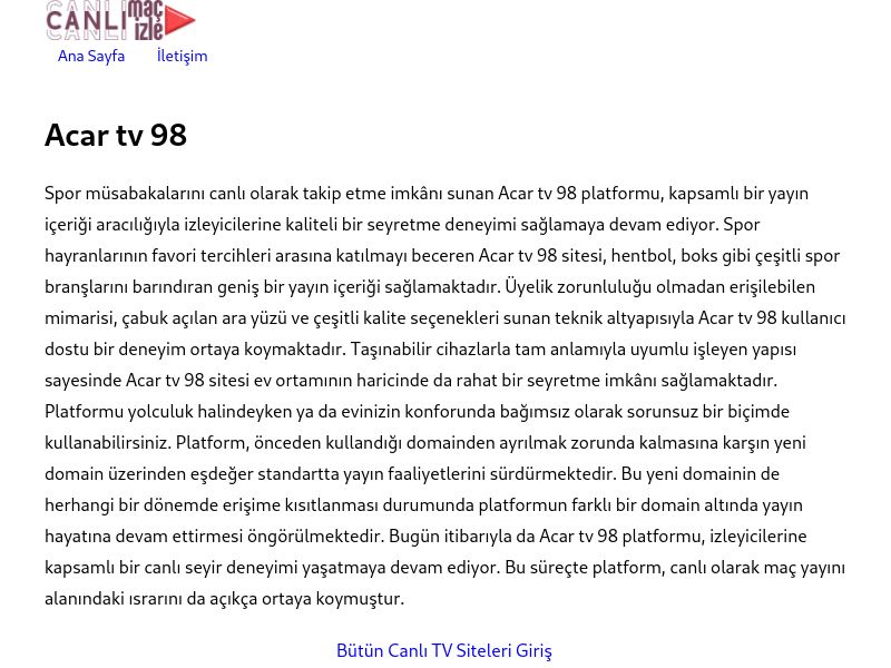 Acar tv 98 - Ekran Görüntüsü