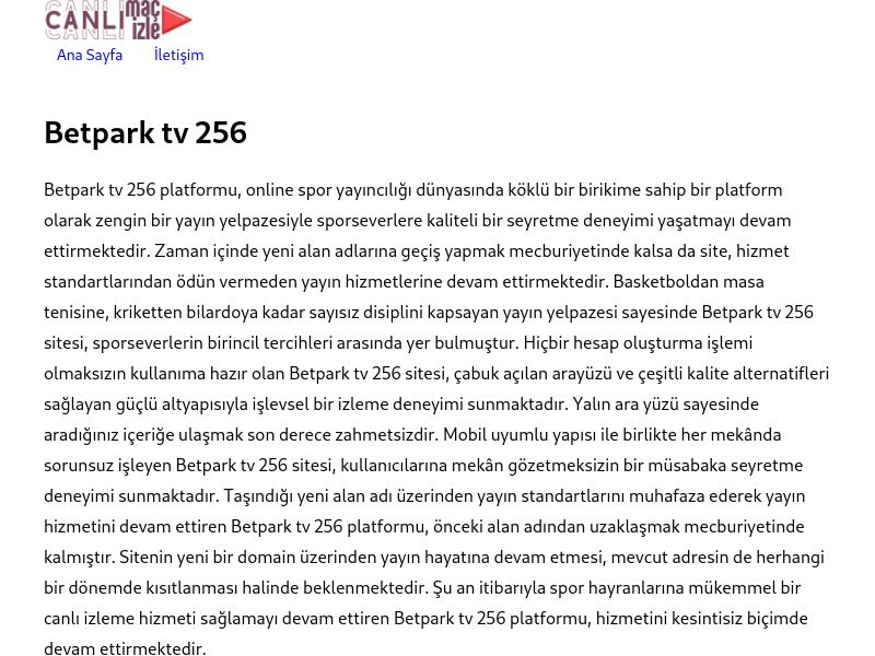Betpark tv 256 - Ekran Görüntüsü