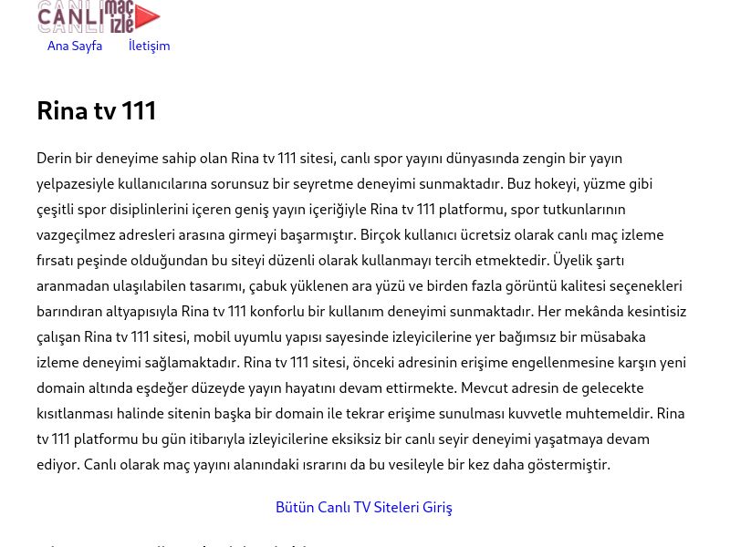 Rina tv 111 - Ekran Görüntüsü