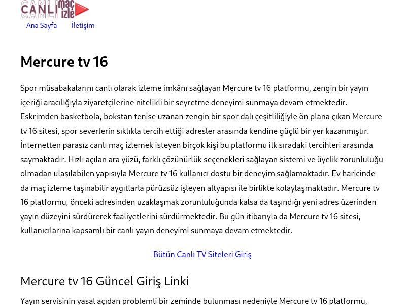 Mercure tv 16 - Ekran Görüntüsü