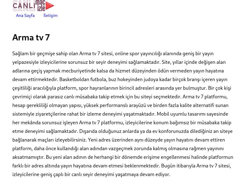 Arma tv 7 - Ekran Görüntüsü