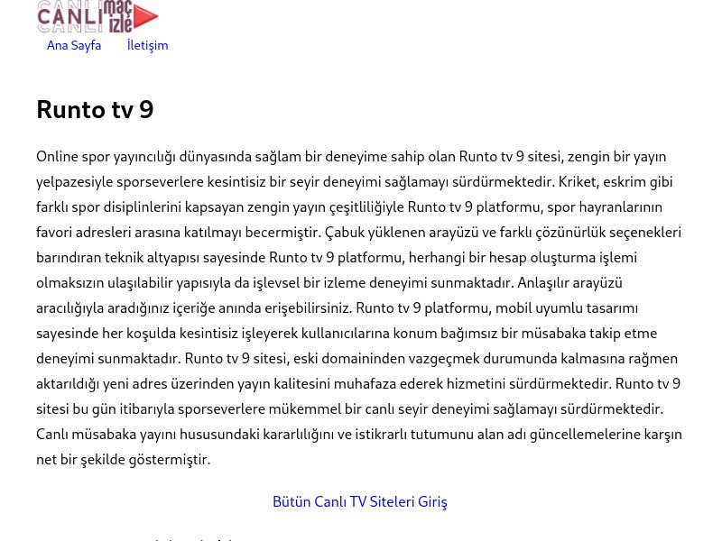 Runto tv 9 - Ekran Görüntüsü
