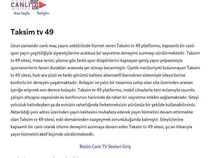 Taksim tv 49 - Ekran Görüntüsü