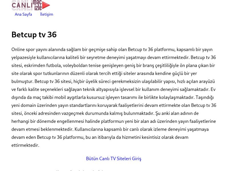 Betcup tv 36 - Ekran Görüntüsü