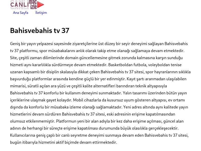 Bahisvebahis tv 37 - Ekran Görüntüsü