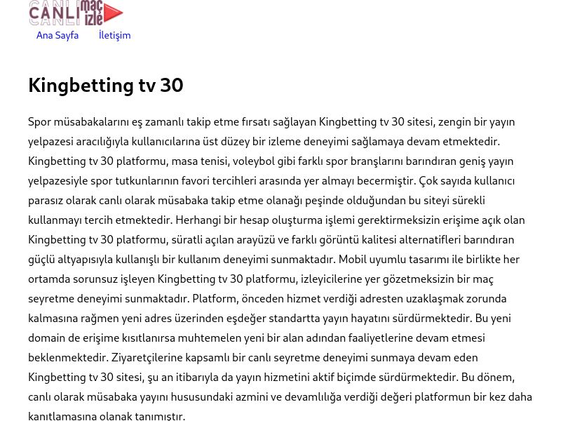 Kingbetting tv 30 - Ekran Görüntüsü