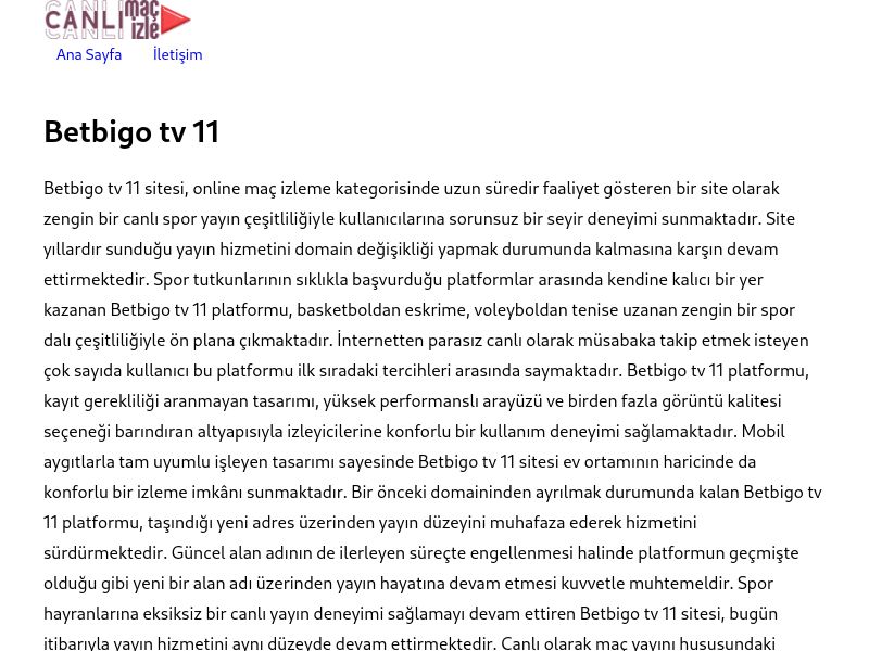 Betbigo tv 11 Güncel Giriş - Ekran Görüntüsü