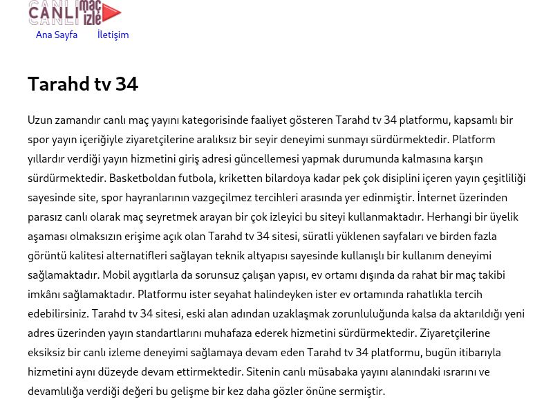 Tarahd tv 34 - Ekran Görüntüsü
