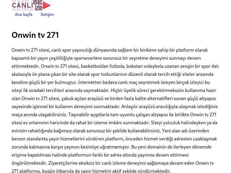 Onwin tv 271 Giriş Linki - Ekran Görüntüsü