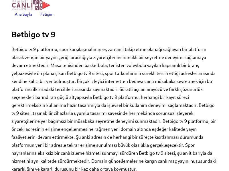 Betbigo tv 9 Giriş Adresi - Ekran Görüntüsü