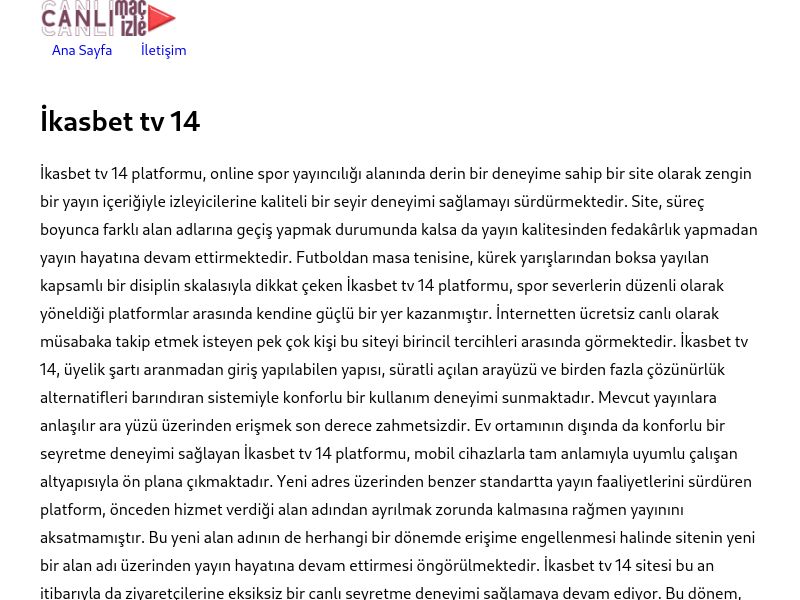 İkasbet tv 14 - Ekran Görüntüsü