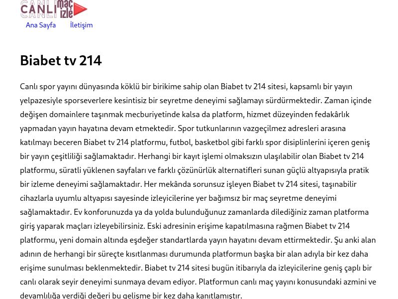 Biabet tv 214 - Ekran Görüntüsü