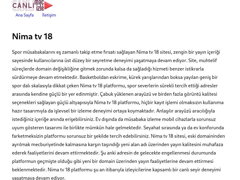 Nima tv 18 - Ekran Görüntüsü
