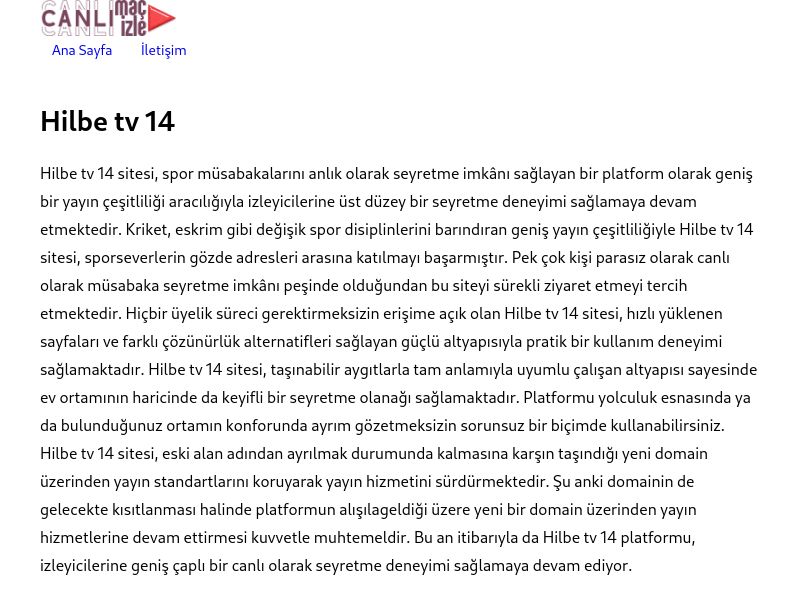 Hilbe tv 14 - Ekran Görüntüsü