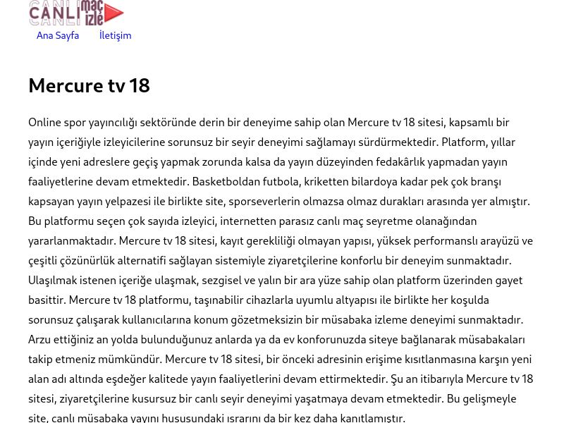 Mercure tv 18 - Ekran Görüntüsü