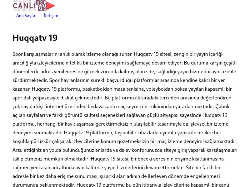 Huqqatv 19 - Ekran Görüntüsü