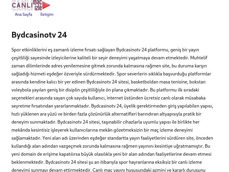 Bydcasinotv 24 - Ekran Görüntüsü