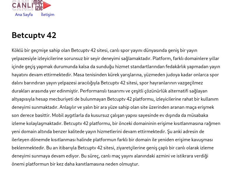 Betcuptv 42 - Ekran Görüntüsü
