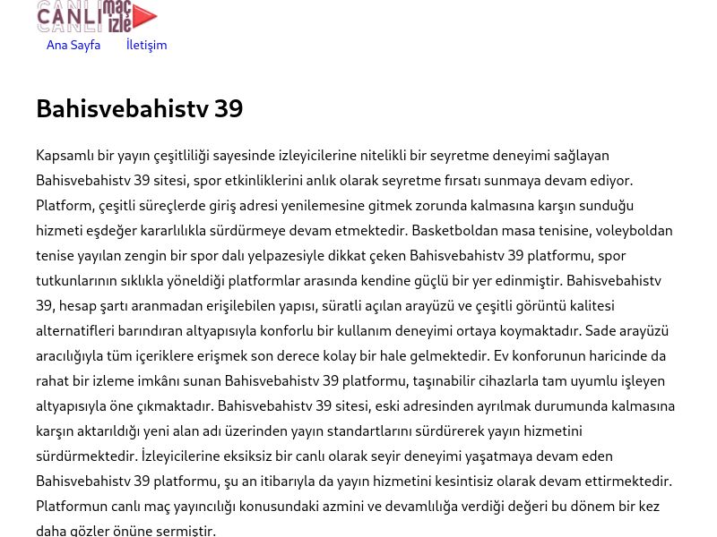 Bahisvebahistv 39 Giriş - Ekran Görüntüsü