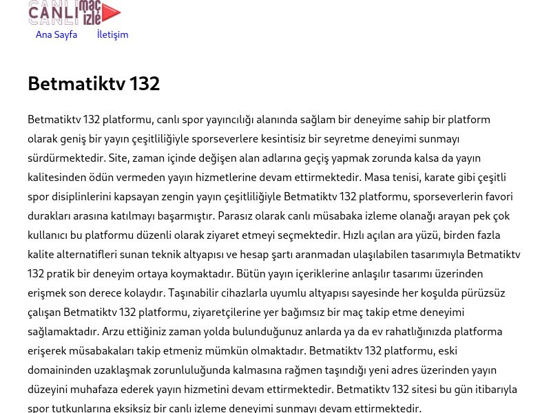 Betmatiktv 132 - Ekran Görüntüsü