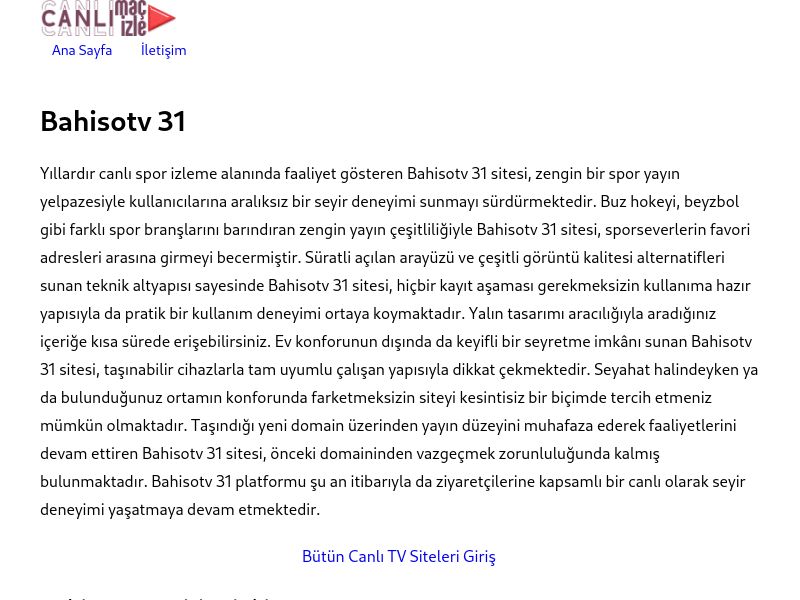 Bahisotv 31 Güncel Giriş - Ekran Görüntüsü