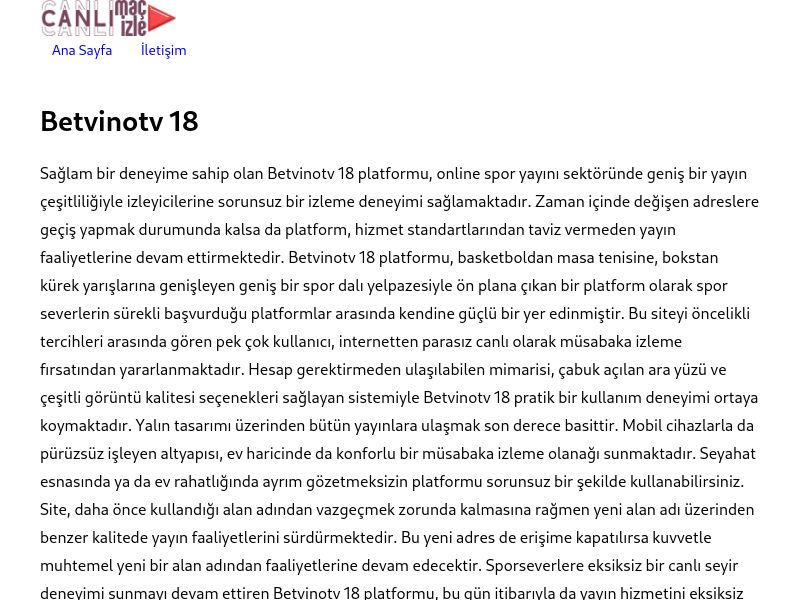Betvinotv 18 Giriş - Ekran Görüntüsü