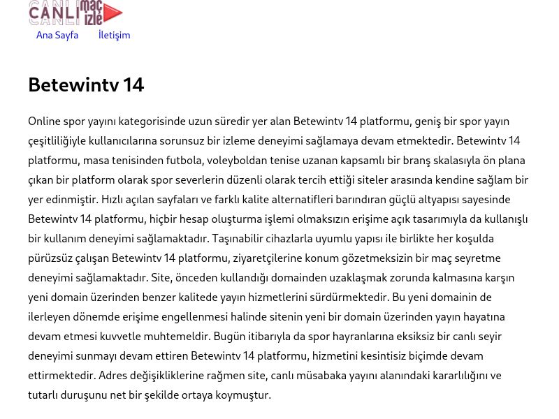 Betewintv 14 - Ekran Görüntüsü