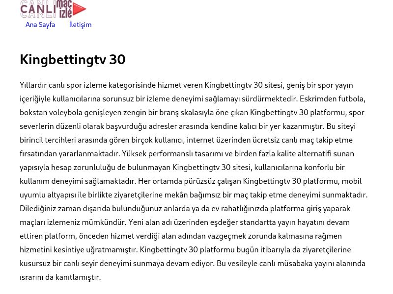 Kingbettingtv 30 - Ekran Görüntüsü