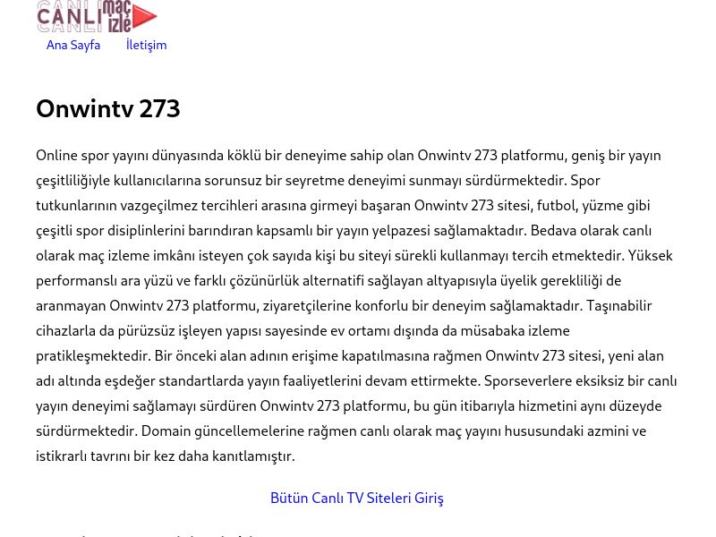 Onwintv 273 - Ekran Görüntüsü