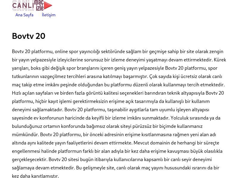 Bovtv 20 Yeni Adres - Ekran Görüntüsü