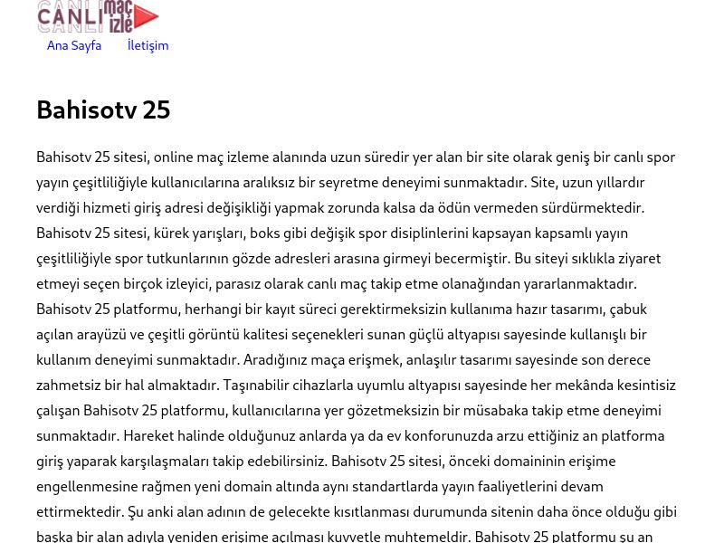 Bahisotv 25 Güncel Link - Ekran Görüntüsü
