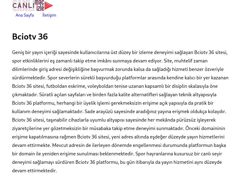 Bciotv 36 - Ekran Görüntüsü