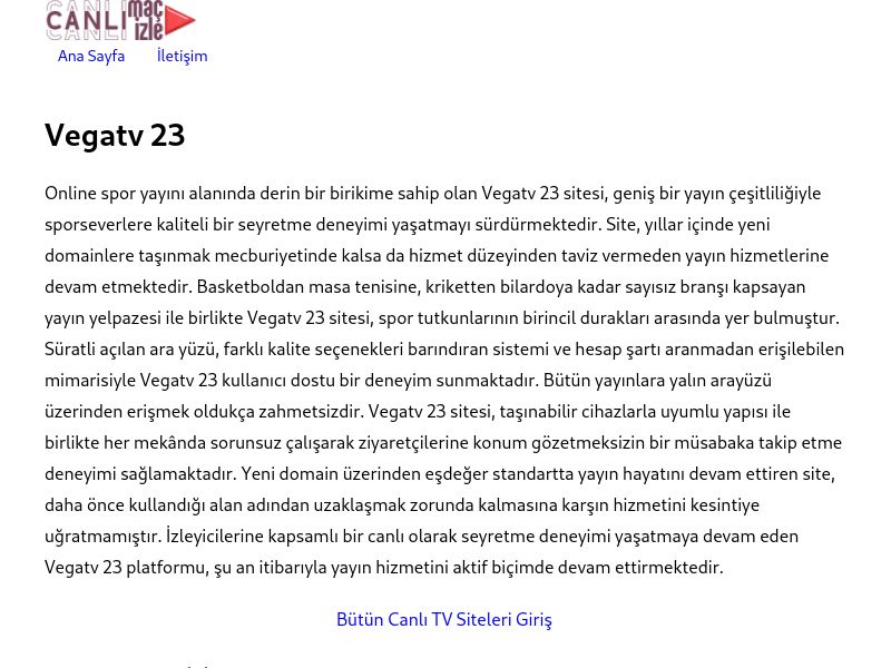 Vegatv 23 - Ekran Görüntüsü
