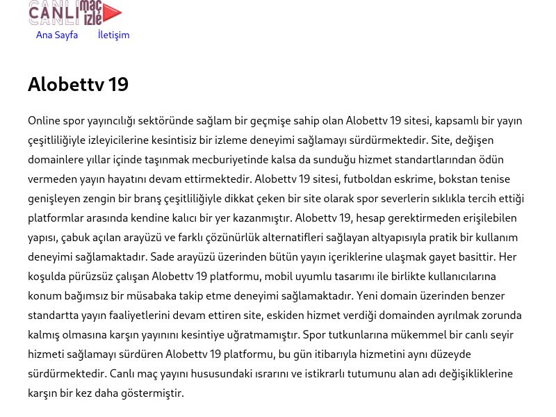 Alobettv 19 - Ekran Görüntüsü