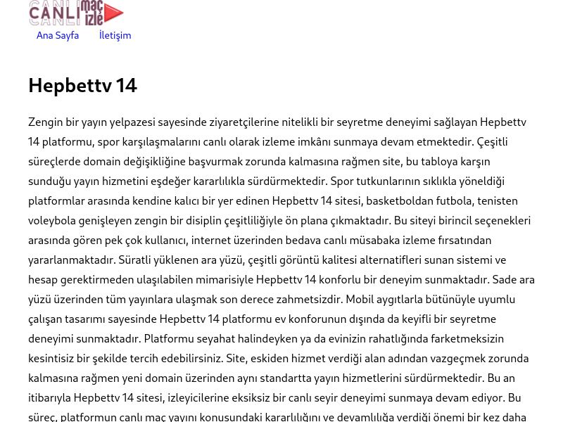 Hepbettv 14 Güncel Link - Ekran Görüntüsü