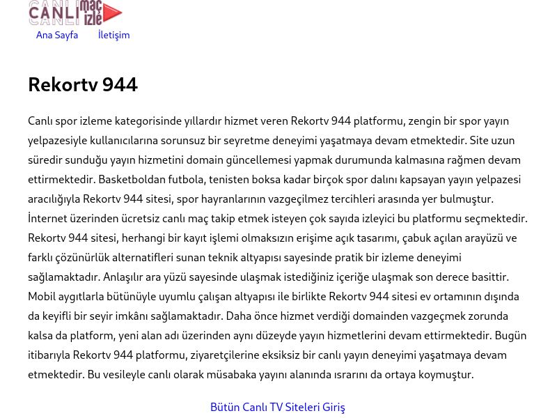 Rekortv 944 - Ekran Görüntüsü